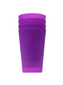 Plastic cups Stock Photos