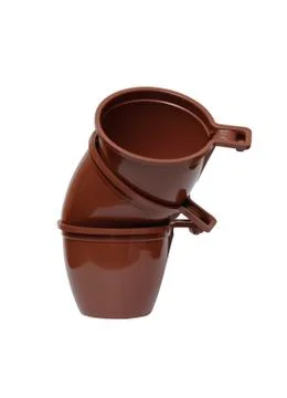 Plastic cups Stock Photos