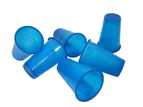 Plastic cups Stock Photos