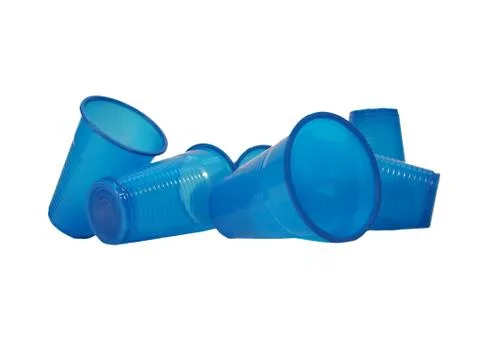 Plastic cups Stock Photos