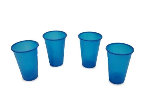 Plastic cups Stock Photos
