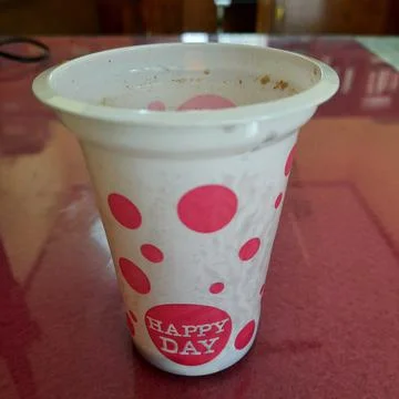 Plastic cups Stock Photos