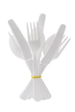 Plastic Cutlery Stock Photos