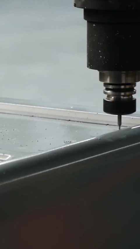 Plastic Cutter Robot Vertical Video Stock-Footage 334883205