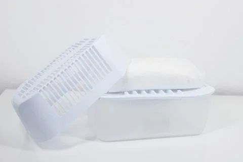 Plastic dehumidifier with granules  스톡 사진