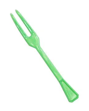 Plastic dessert fork Stock Photos