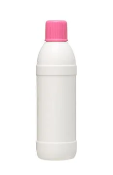 Plastic detergent bottle Stock Photos