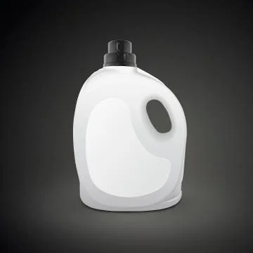 Plastic detergent container Stock Illustration