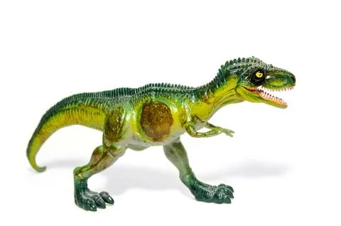 Plastic dinosaur Stock Photos
