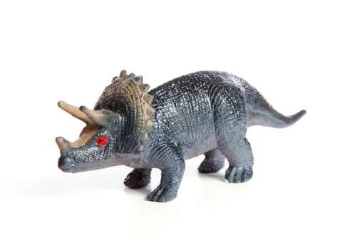 Plastic dinosaur toy Stock Photos