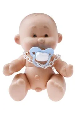 Plastic doll isolated Stock Photos