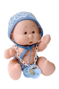 Plastic doll macro Stock Photos