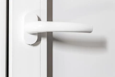 Plastic door handle Stock Photos