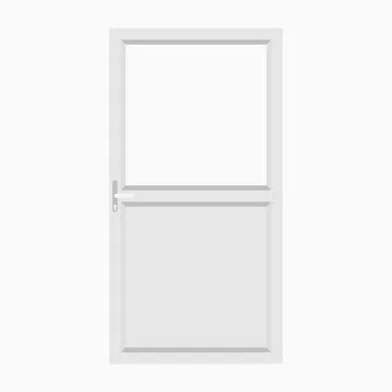Plastic Door Vector Illustration Illustration