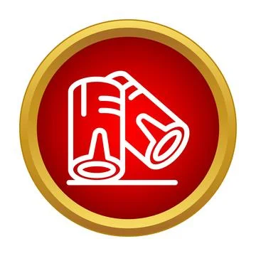 Plastic dowel plugs for wall fastening construction Stock Illustration