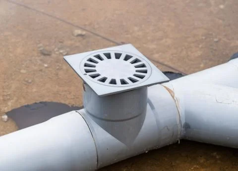 Plastic drain Stock Photos