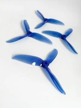 Plastic drone propeller on the white background Stock Photos