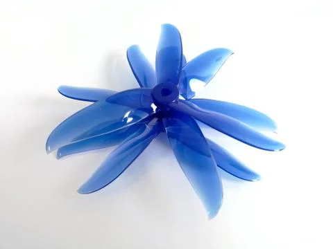 Plastic drone propeller on the white background Stock Photos