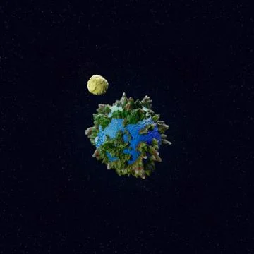 Plastic Earth Illustrazione stock