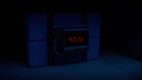 Plastic Explosive Bomb Counting Down In The Dark Stock-Footage 344051934