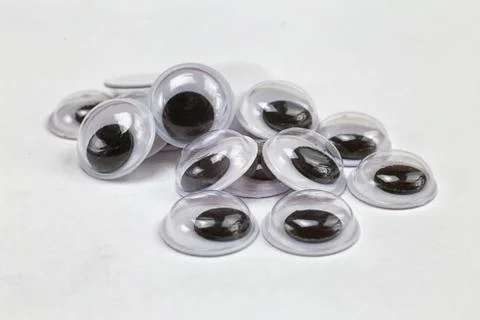 Plastic eyes for manual work Stock Photos