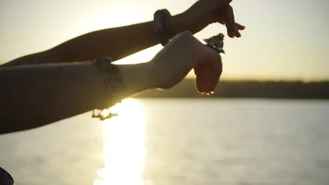 Plastic female dancing hands Stock Footage 140572482