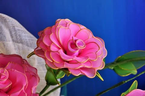 Plastic flower Stock Photos