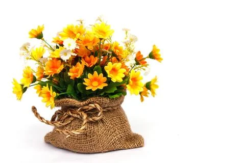 Plastic flower Foto stock