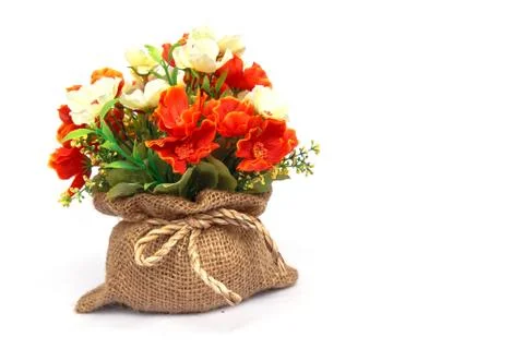 Plastic flower Foto stock