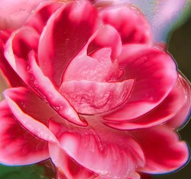 Plastic flower 스톡 사진