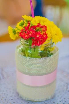 Plastic flower Stock Photos