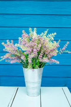 Plastic flowers Stock Photos