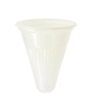 Plastic food cone Stock Photos