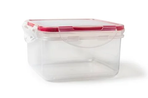 Plastic food container Stock Photos