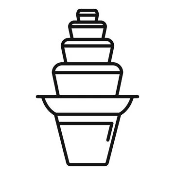 Plastic food container set with lids stacked on top of each other Stockillustratie