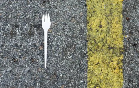 Plastic fork Stock Photos