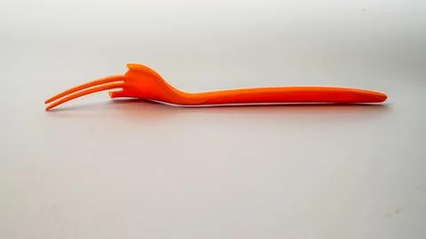 Plastic forks Stock Photos
