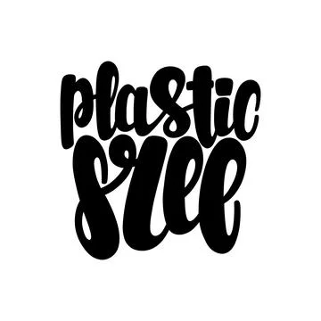 Plastic Free Stock Illustration
