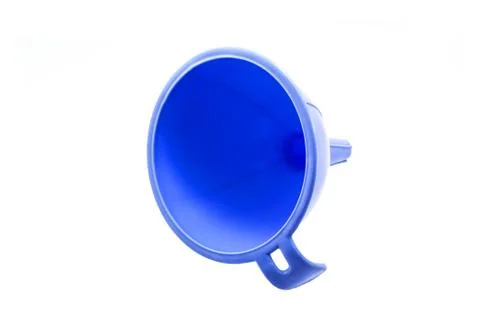 Plastic funnels Stock Photos
