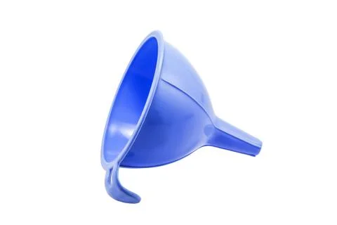 Plastic funnels Stock Photos