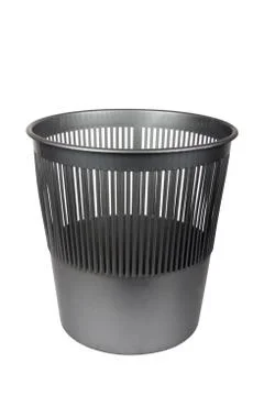 Plastic garbage basket Stock Photos