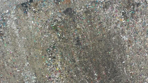 Plastic garbage dumped at landfill Vídeo Stock 108712989