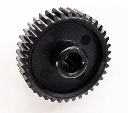 Plastic gear on a white background Stock Photos