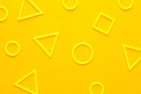 Plastic geometric shapes 스톡 사진