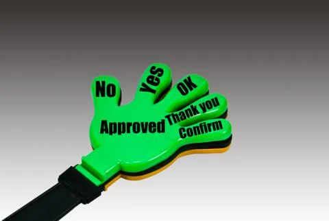 Plastic hand. Stock Illustration