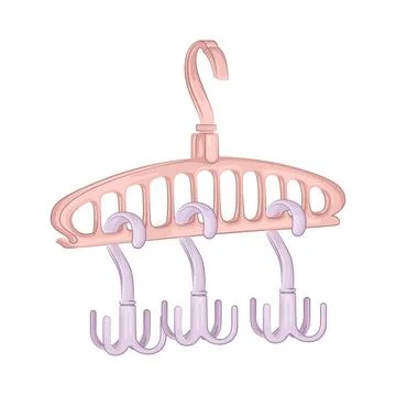 Plastic Hanger Illustration Stock Illustration