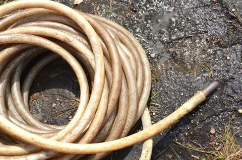 Plastic hose 写真素材