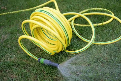 Plastic hose pipe Stock Photos
