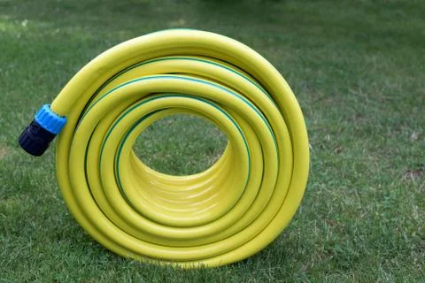 Plastic hose pipe Foto stock