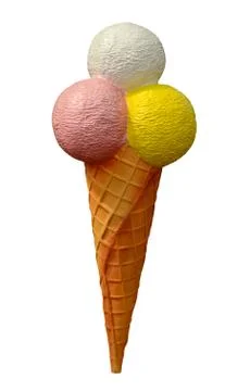 Plastic Ice Cream Fotos de archivo